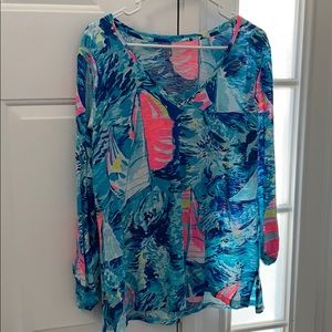 Like New Lilly Pulitzer Cotton Shirt